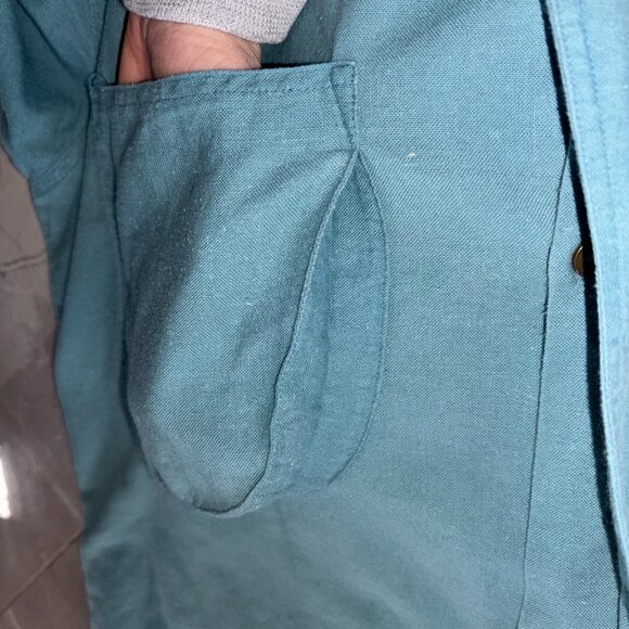 Vintage Dale Clothing Company Teal Button Up Shirt L - Picture 6 of 10